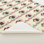 Muster für süße Eiscreme-Leckereien Sherpadecke (3/4)