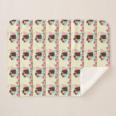 Muster für süße Eiscreme-Leckereien Sherpadecke (Vorderseite (Horizontal))