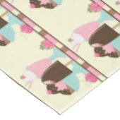 Muster für süße Eiscreme-Leckereien Tischdecke (Schrägansicht)