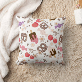 Muster für süße und salzige Leckereien Kissen
