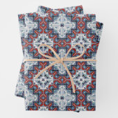 Muster für systemeigene Amerikanische Ureinwohner Geschenkpapier Set (Beispiel)