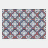 Muster für systemeigene Amerikanische Ureinwohner Geschenkpapier Set (Vorderseite)