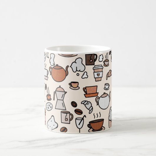 Muster für Tee und Kaffee-Shop Kaffeetasse (Mittel)