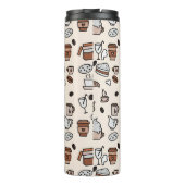 Muster für Tee und Kaffee-Shop Thermosbecher (Rückseite)