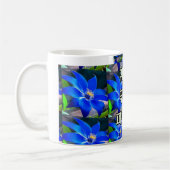 Muster für tiefe blaue Blume Kaffeetasse (Links)