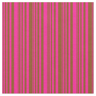 Muster für tiefe rosa und braune Streifen Stoff