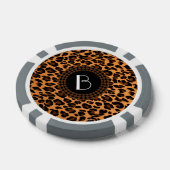 Muster für Tierdruckleopard Pokerchips (Einzeln)