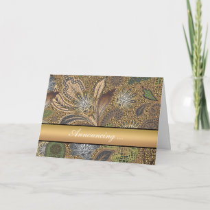 Muster für Tierdruckpaisley Ankündigung