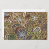 Muster für Tierdruckpaisley Briefpapier (Vorne/Hinten)