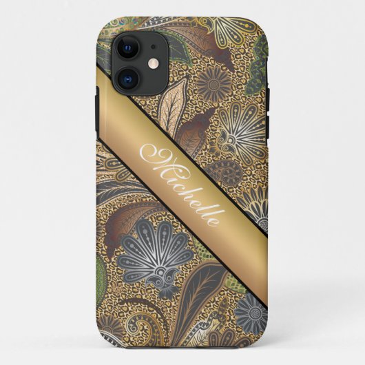 Muster für Tierdruckpaisley Case-Mate iPhone Hülle (Rückseite)