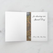 Muster für Tierdruckpaisley Dankeskarte (Innenseite)