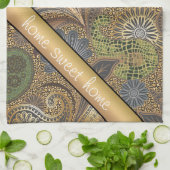 Muster für Tierdruckpaisley Handtuch (Gefaltet)