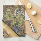 Muster für Tierdruckpaisley Handtuch (Viertel Falte)