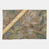Muster für Tierdruckpaisley Handtuch (Horizontal)