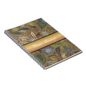 Muster für Tierdruckpaisley Notizblock (Rechte Seite)