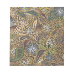 Muster für Tierdruckpaisley Notizblock