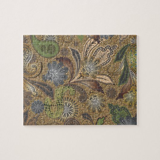 Muster für Tierdruckpaisley Puzzle (Horizontal)