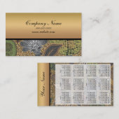 Muster für Tierdruckpaisley Visitenkarte (Vorne/Hinten)