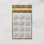 Muster für Tierdruckpaisley Visitenkarte (Rückseite)