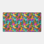 Muster für tierische Silhouetten Schreibtischunterlage (Vorderseite)