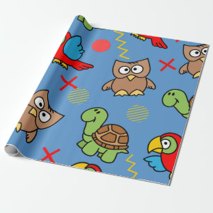 Muster für Tiermuster Geschenkpapier