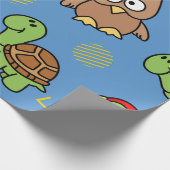 Muster für Tiermuster Geschenkpapier (Ecke)