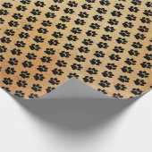 Muster für Tierpfade Geschenkpapier (Ecke)