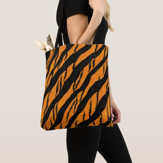 Muster für Tiger Tasche (Von Nahem)