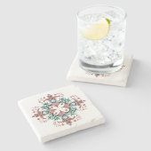 Muster für Tile Steinuntersetzer (Seitenansicht)