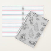 Muster für tropische Blätter 5 Notizblock (Innen)
