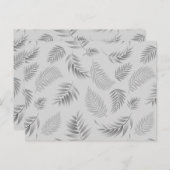 Muster für tropische Blätter 5 Postkarte (Vorne/Hinten)