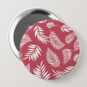 Muster für tropische Blätter 8 Button (Vorne & Hinten)