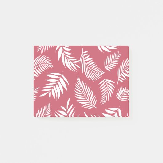 Muster für tropische Blätter 8 Post-it Klebezettel (Vorderseite)