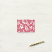 Muster für tropische Blätter 8 Post-it Klebezettel (Auf Schreibtisch)