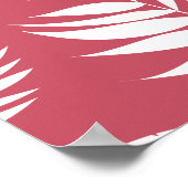 Muster für tropische Blätter 8 Poster (Ecke)