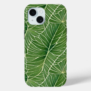 Muster für tropische Blätter in Aquarelltönen Case-Mate iPhone Hülle