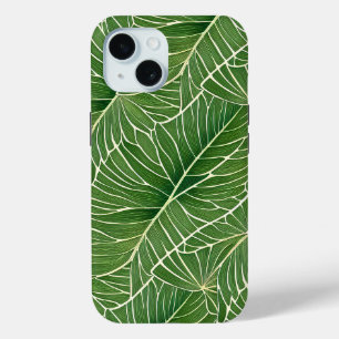 Muster für tropische Blätter in Aquarelltönen Case-Mate iPhone Hülle