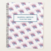 Muster für tropische Fische mit Aquarellfarbe Planer (Vorderseite)