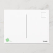 Muster für tropische Garnballen Postkarte (Rückseite)