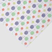 Muster für tropische Garnballen Seidenpapier (Ausschnitt)