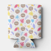 Muster für tropische Schläge und Blätter Dosenkühler (Rückseite)