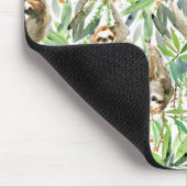 Muster für tropische Wasserfarben Mousepad (Ecke)