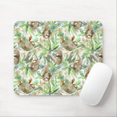 Muster für tropische Wasserfarben Mousepad (Mit Mouse)