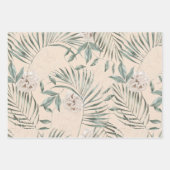 Muster für tropische Wasserfarben und Blätter und (Vorderseite 3)