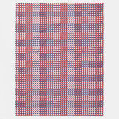 Muster für tschechisches Flaggenmuster Fleecedecke (Vorderseite)