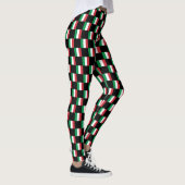 Muster für überprüfte Italienische Flagge Leggings (Rechts)