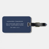 Muster für undichte und undichte Gitter Gepäckanhänger (Rückseite horizontal)