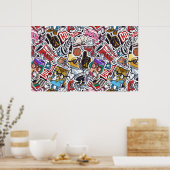 Muster für Uni-Comicen Poster (Küche)