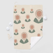 Muster für vereinfachte Blume Golfhandtuch (Insitu)