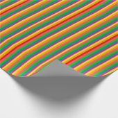 Muster für vertikale Streifen mit mehrfarbigem Reg Geschenkpapier (Ecke)